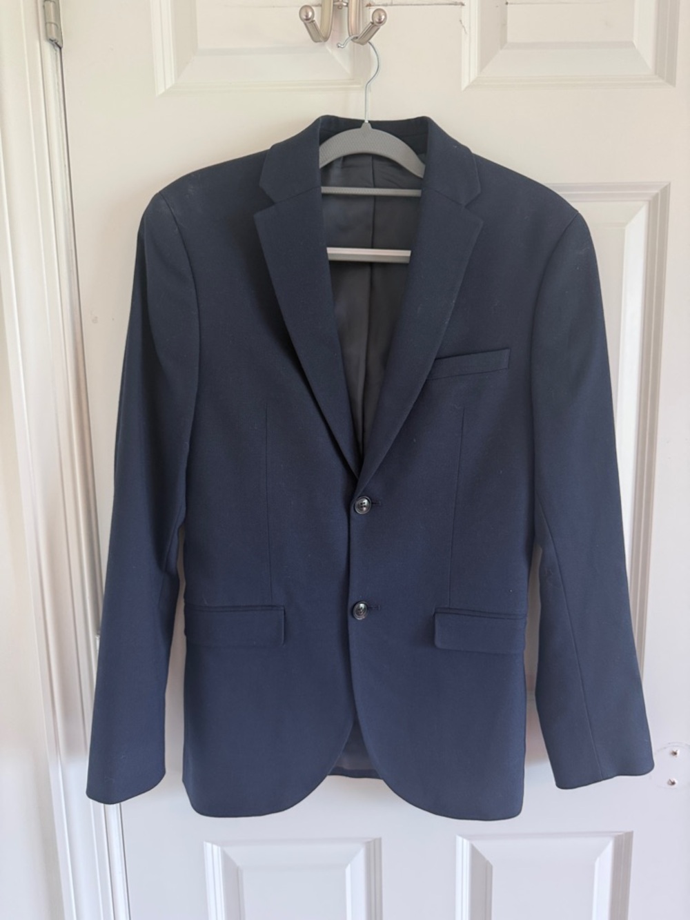 TopMan Skinny Navy Blazer - Classic Two-Button Jacket 36 R
